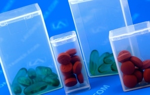 Pills Containers for supplements and vitamins