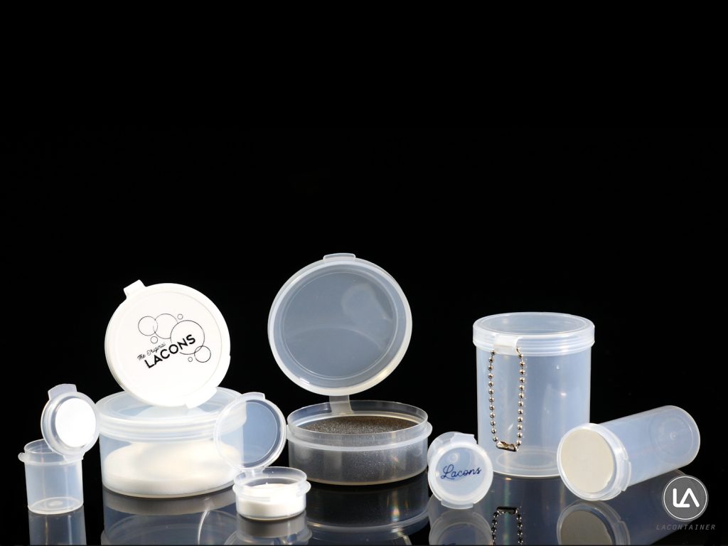 Packaging Accessories For Plastic Containers Including Heat Shrink Bands, Ball Chains, Foam Inserts, Hot Stamping & Labels