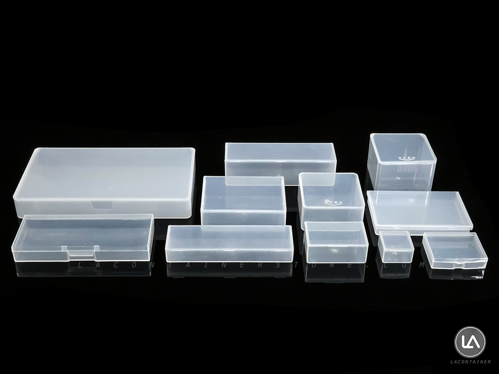 Flat Horizontal Rectangular Plastic Containers