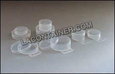 Point of purchase packaging container with hang tabs